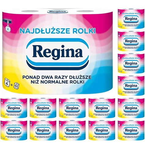 PAPIER TOALETOWY REGINA 60 ROLEK NAJDŁUŻSZE ROLKI 8004260003407