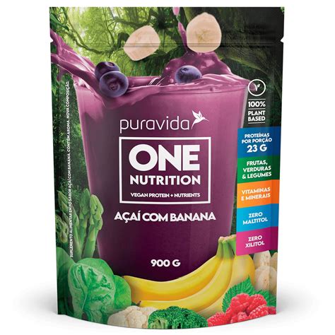 One Nutrition Vegan Protein 900g Puravida Meu Mundo Fit