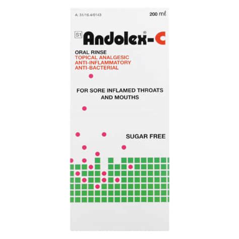 Andolex C Oral Rinse 200ml Hemlock