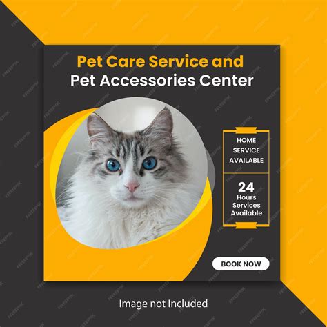 Premium Vector Pet Shop Social Media Instagaram Post Cover Template