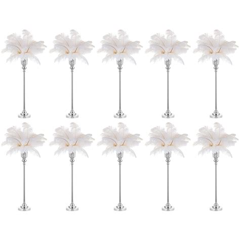 10 Pcs 30 5 77 5cm Height Versatile Metal Wedding Centerpieces Vase