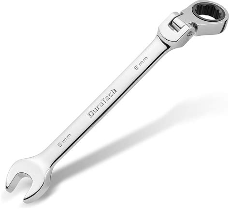 Duratech Extra Long Flex Head Ratcheting Wrench Set Combination Wrench