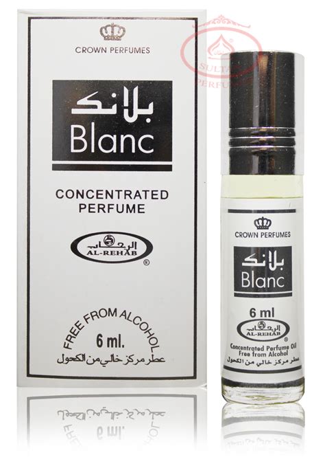 AL Rehab Concentrated Perfume Oil Roll On Bottle 6ML Blanc