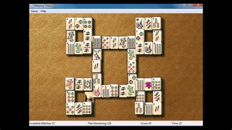 Mahjong Titans On Windows 7 Youtube