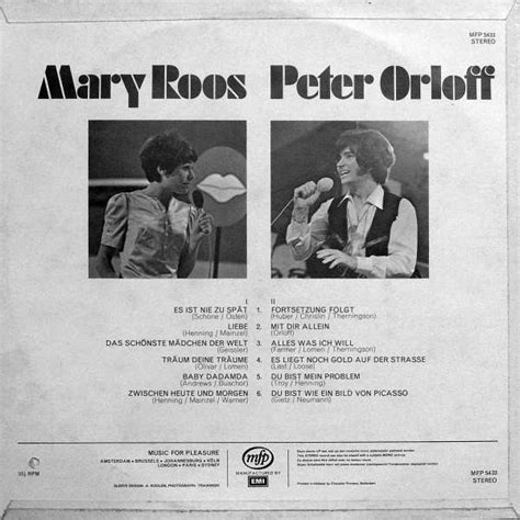 Mary Roos & Peter Orloff - Mary Roos & Peter Orloff (LP, Comp