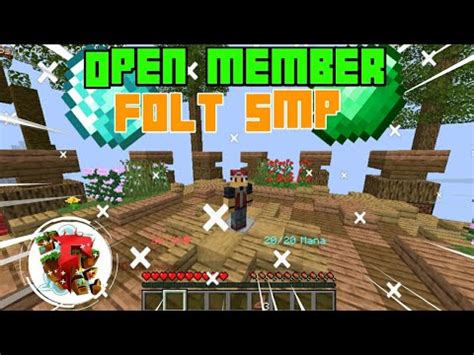 OPEN MEMBER SERVER Folt SMP SEASON 1 BURUAN JOIN ON 24 JAM YouTube