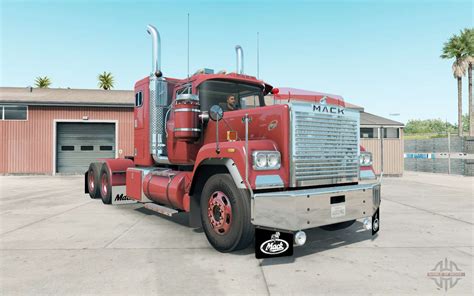 Mack Super Liner Light Carmine Pink For American Truck Simulator