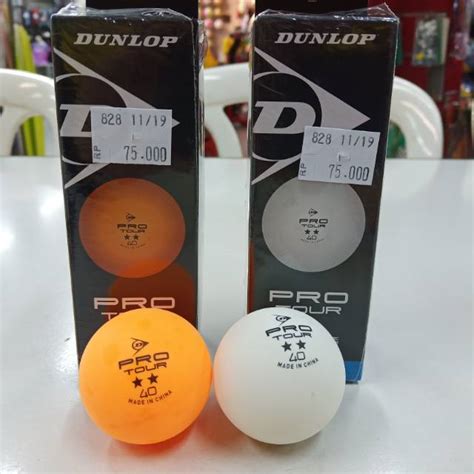 Jual Bola Pingpong Ping Pong Ball Tenis Tennis Meja Dunlop Danlop