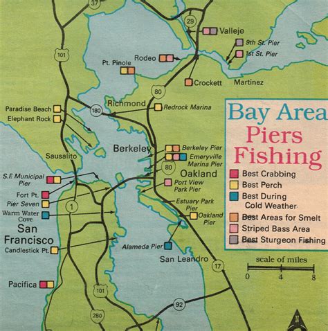 SAN PABLO, SAN FRANCISCO BAY FISHING PIER MAPS, INFORMATION BERKELEY ...