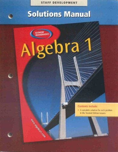 Algebra Glencoe Mcgraw Hill Answers