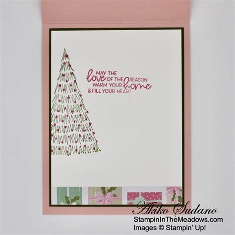 Stampin Up Whimsical Trees Christmas Card Video Tutorial For World