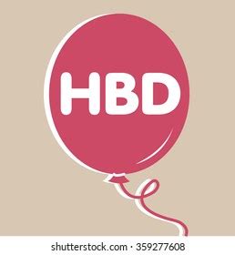 Happy Birthday Logo Balloon Vector Illustration Vector De Stock Libre