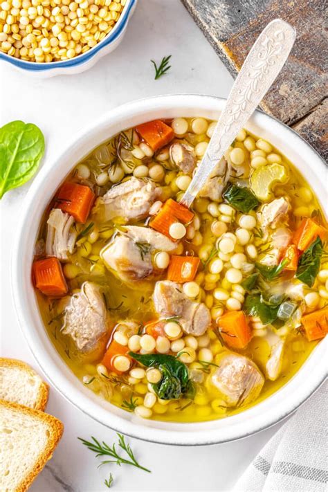 The Best Chicken Couscous Soup With Vegetables All We Eat