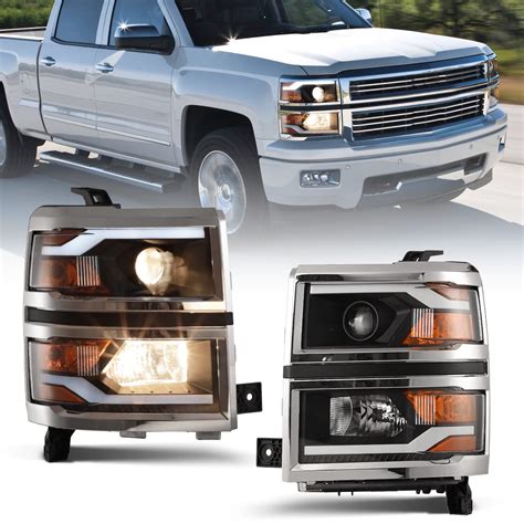 Buy Nixon Offroad Headlight Assembly For 2014 2015 Chevy Silverado 1500 High Low Beam Projector