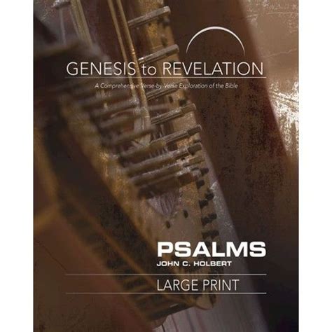 Psalms Participant Book Large Print Genesis To Revelation Series