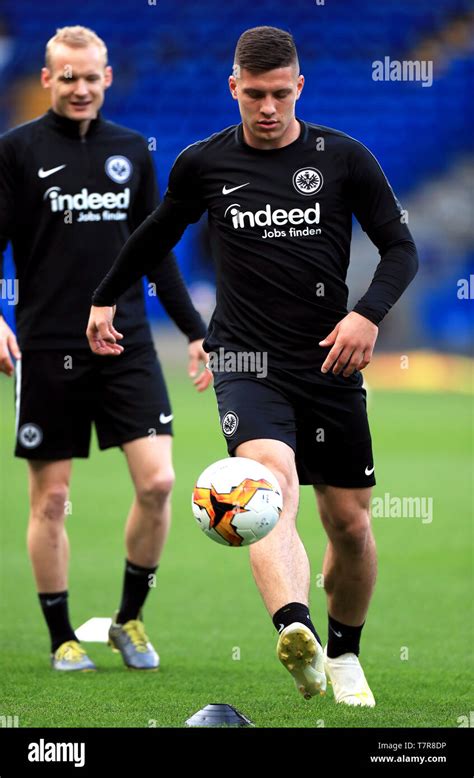 Eintracht Frankfurt S Luka Jovic During A Training Session At Stamford