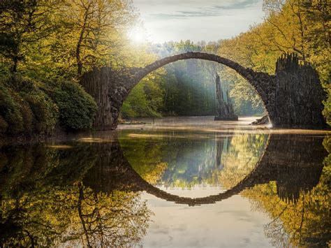 Bridge Reflection Wallpapers Wallpaper Cave