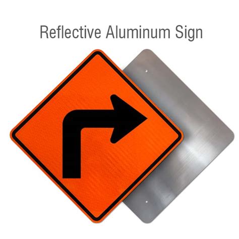 Right Turn Ahead Sign - Save 10% Instantly