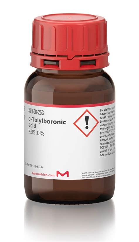 Aldrich o Tolylboronic acid 코랩샵 KOLAB 연구용 기자재 실험용 기초 소모품 및 연구 장비