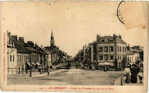 Le Creusot Route de Couches et Rue de la Gare France à Couches Cartorum