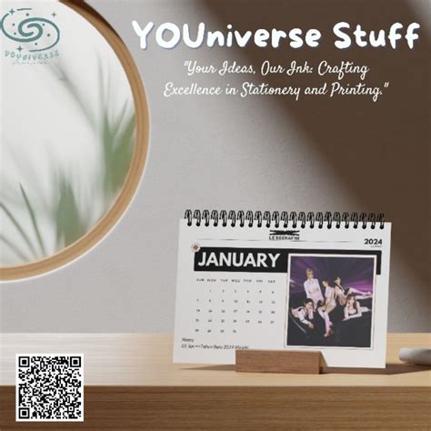 Jual Le Sserafim Perfect Night Kalender Meja Desk Calendar