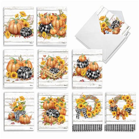 20 Assorted Blank Note Cards Bulk Bulk Pack 4 X 5.12 Inch With ...