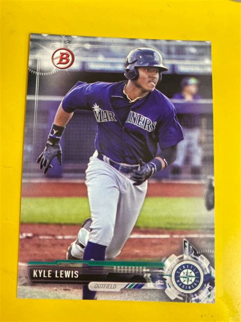 Bowman Draft Bd Kyle Lewis Rookie Card Ebay