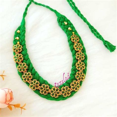 Ethnic Antique Golden Green Choker Necklace Set At 1950 Azilaa