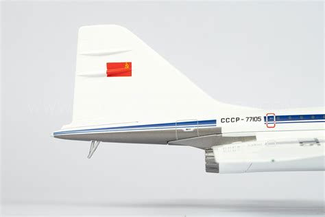 Aeroflot Tupolev TU 144 CCCP 77105 Herpa HE571623 Modelo A Escala 1 200