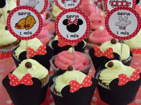 Cupcake Minnie 60 ideias que vão te surpreender