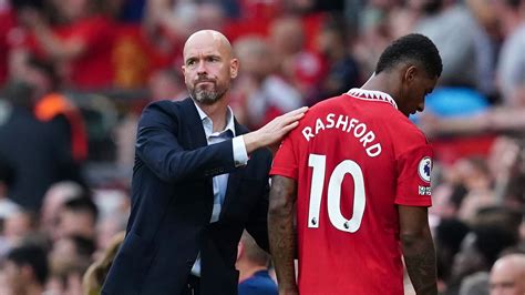 Erik Ten Hag Marcus Rashford Is Struggling But Goals Will Come Says