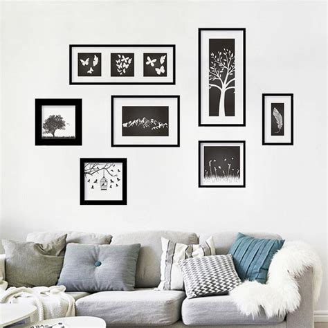 Jual Reliza Wall Sticker Stiker Dinding Bingkai Foto Hitam Frame