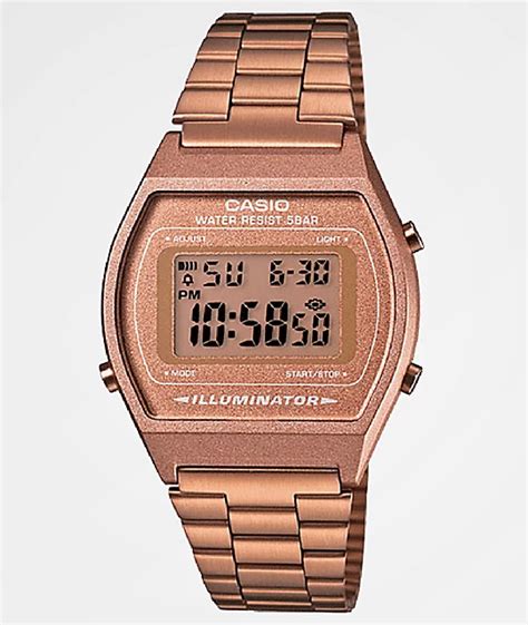 Casio Vintage Rose Gold Digital Watch | Zumiez