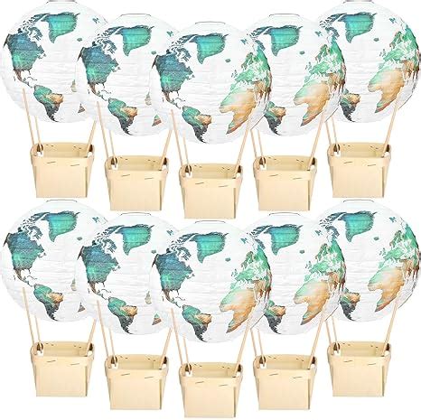 Amazon Baquler Sets Baby Shower Hot Air Balloon Table Centerpieces Diy Paper Lanterns