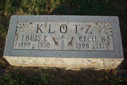 Louis F Klotz M Morial Find A Grave