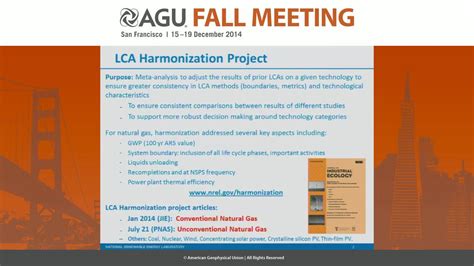 Harmonization Of Initial Estimates Of Shale Gas Life Cycle Greenhouse