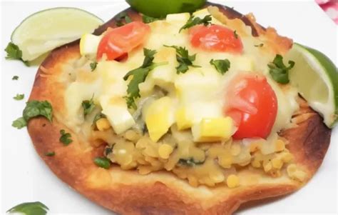 Easy And Delicious Lentil And Veggie Tostadas Recipe