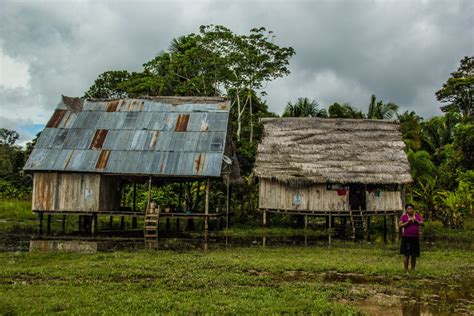 Gambar Pemandangan Alam Tanah Pertanian Rumah Bangunan Lumbung