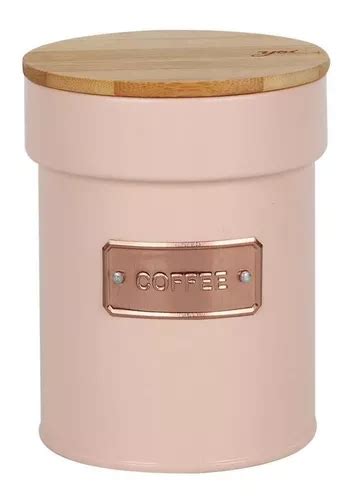 Pote Lata Porta Condimentos Matte Coffee Rose 1000ml Yoi MercadoLivre