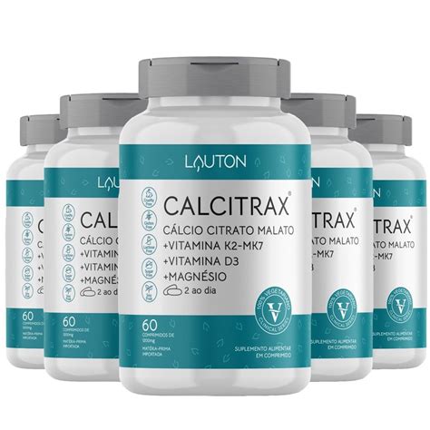 X Calcitrax C Lcio Citrato Malato Vitamina K Mk Vitamina D