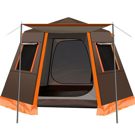 Extra Large Outdoor Camping Tents 3-4 Persons Waterproof Outdoor Family ...