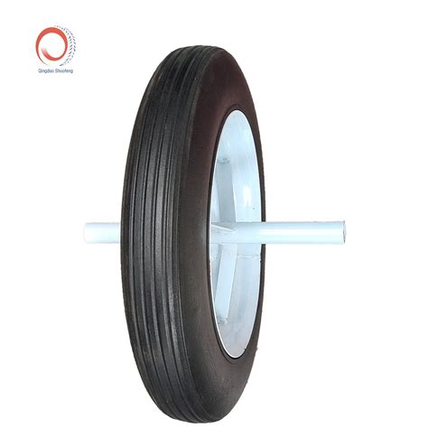 Heavy Duty Wheelbarrow Hand Truck Solid Rubber Spoke Wheels For Sale