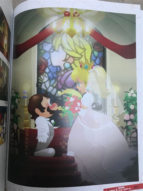 The Super Mario Odyssey Art Book Contains Concept Art Of Mario And Peach