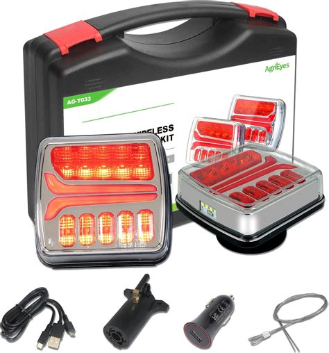 Amazon Agrieyes Wireless Trailer Lights Magnetic LED Trailer