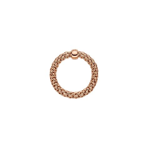 Anello Fope Flex It Collezione Essentials In Oro Rosa