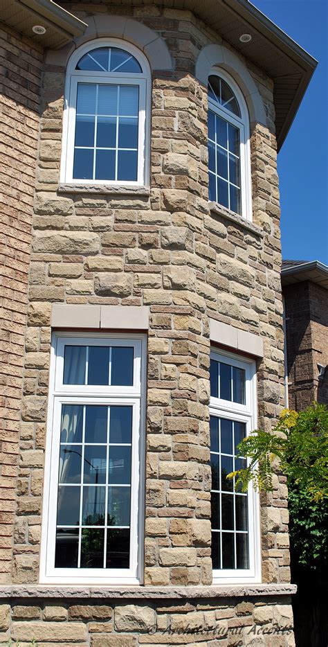 Elegant Casement Window with Transom and Arched Transoms