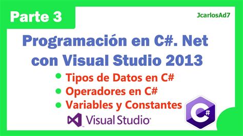 Operadores Tipos De Datos Variables En C 3 25 Programación En C