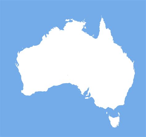 Blank map Australia by Kristo1594 on DeviantArt