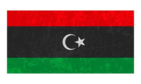 Premium Vector | Libya grunge flag official colors and proportion ...