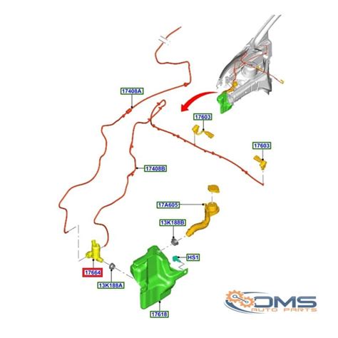 Connect Windscreen Washer Pump Oms Auto Parts